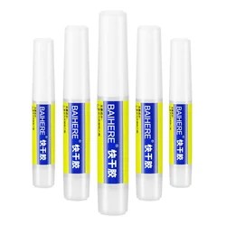 502 Super Glue Instant Quick-drying Cyanoacrylate Adhesive Leather Rubber Wood Metal Strong Bond Liquid Glue Tool 2g