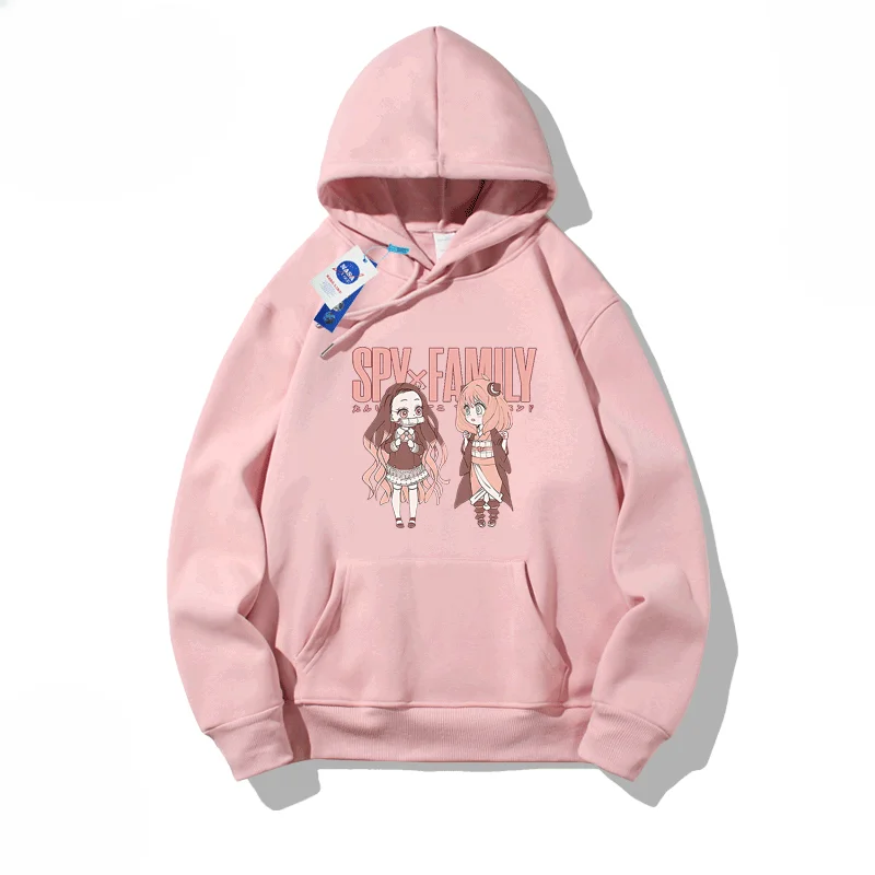 Anime Cartoon SPY × FAMILY Sweater Anya Forger Thin Hooded Sweater Loose Jacket Cartoon Comfort Lightweight Spring and Autumn