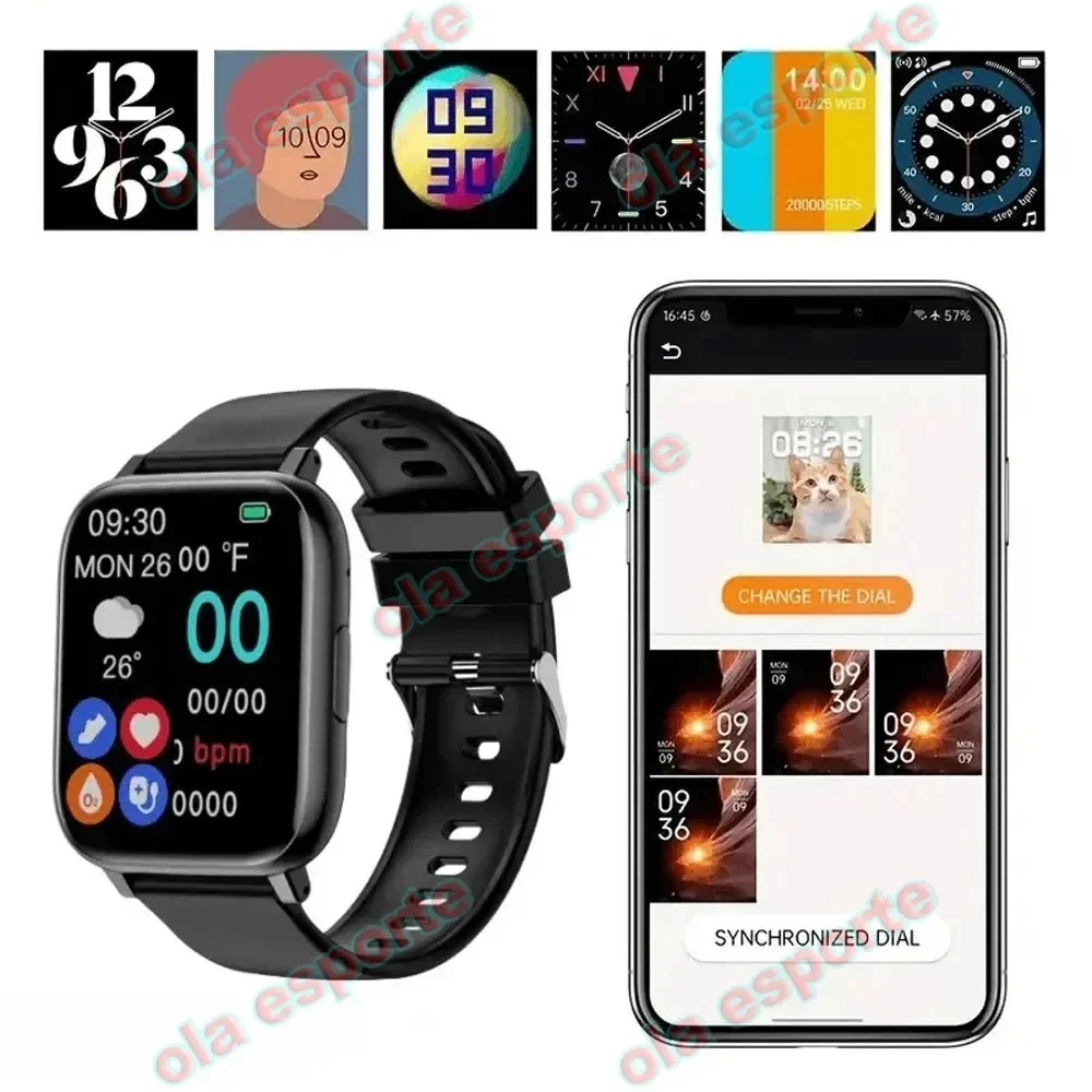 Smart Watch 2024 Bluetooth Call Sleep monitoraggio della salute della frequenza cardiaca orologi GPS per uomo donna Sport Fitness Smartwatch