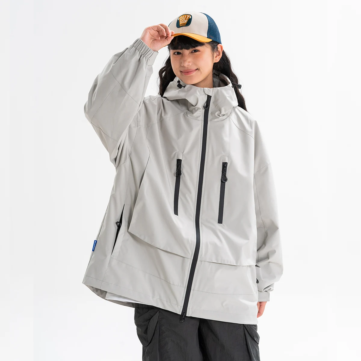 

Wassup2025 Men's Tee-in-One Outdoor Climbing Jaet Anti-Water Anti-Dirt Anti-Wind American Workwear Outerwear Spring Autumn