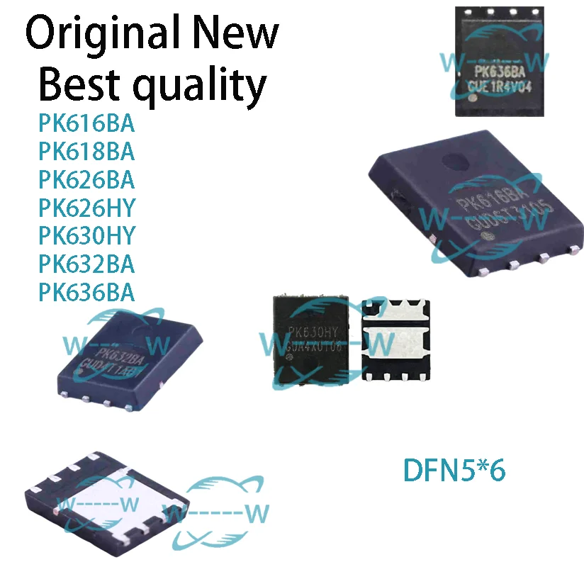 NEW (5-30PCS) PK616BA PK618BA PK626BA PK626HY PK630HY PK632BA PK636BA DFN5*6 IC chip MOSFET