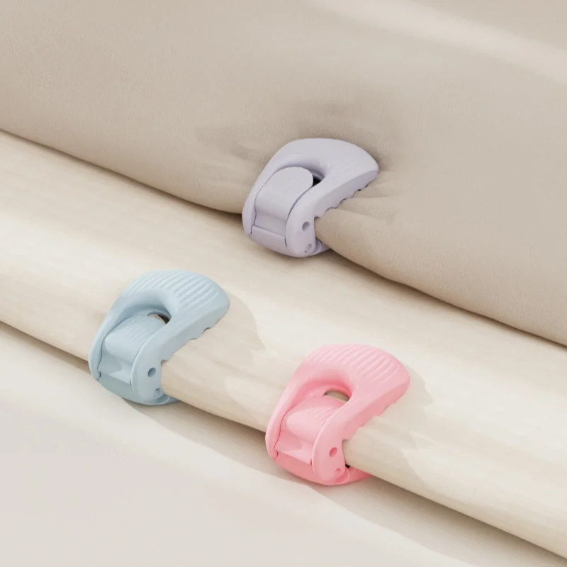 Shell Fixing Clips Adjustable Anti-Slip Sheet Fastener Gripper For Blanket Curtain Clothes Multi-Thickness Bedding Accessory