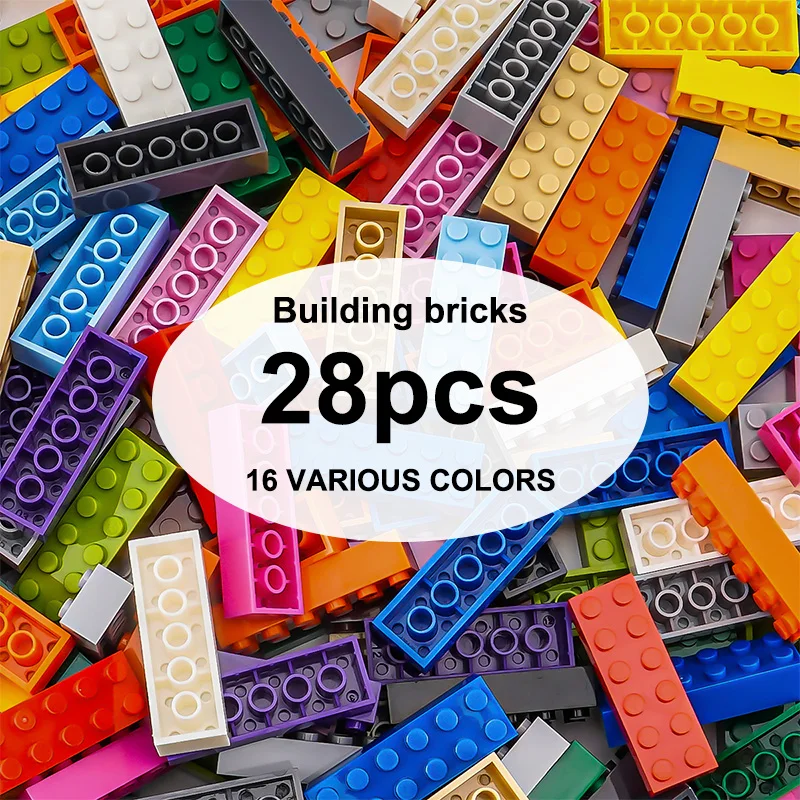 100g 2x6 high brickBuilding Blocks Thick FiguresBricks Dots Educational Creative SizeCompatible With  Plastic Toys forChildren