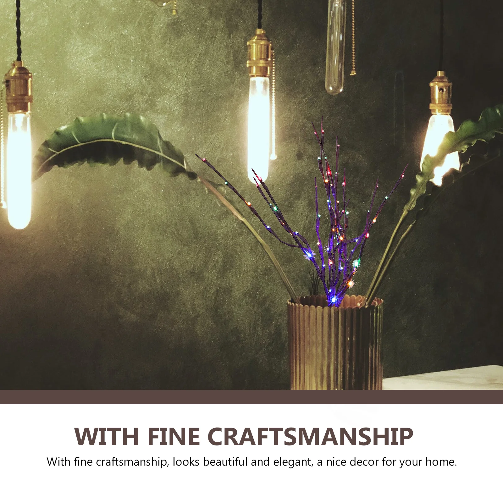 

3 Pcs LED Branches Light Decorative Lamp for Bedroom Kids Room Iron Wire Christmas Centerpieces Energy SavingBranches Lamp