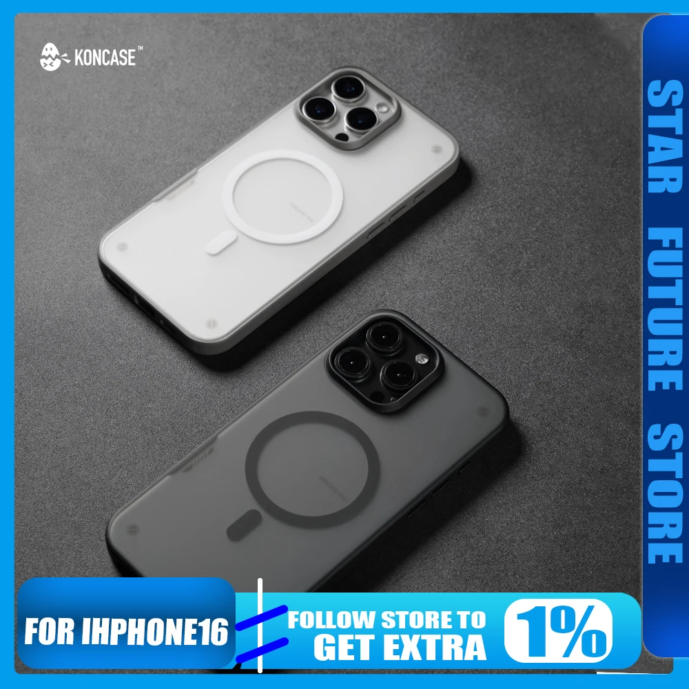 

KONCASE Phone Case Suitable for IPhone 16 Pro/16 Promax Magnetic Ai Button with Touch Sensitive All Inclusive Camera Button