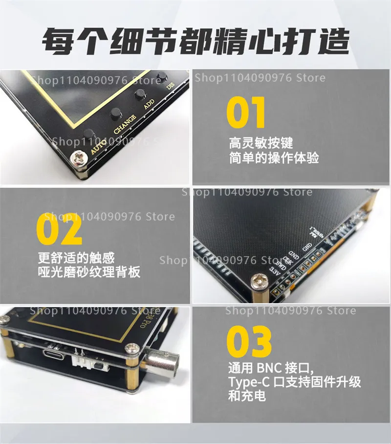 Portable Digital Oscilloscope Auto Repair Handheld Small Transistor Tester LCR T