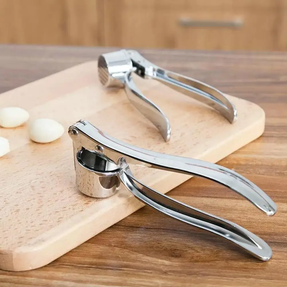 

Anti-skid Garlic Clip Stainless Steel Garlic Press Garlic Smasher Kitchen Crusher Handheld Tools Mincer Squeezer Manual R4c8