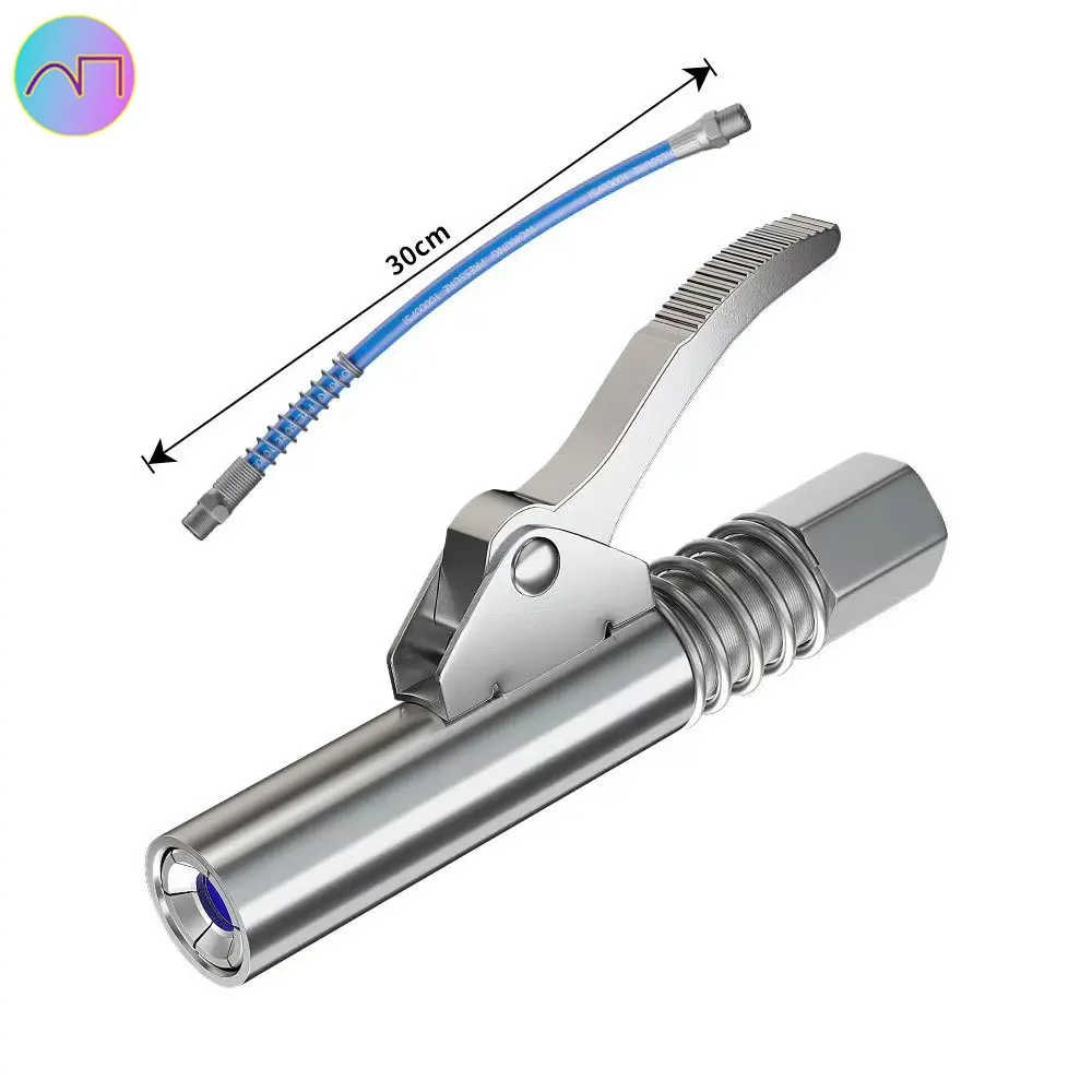 

2022New Grease Coupler Heavy-Duty Quick Release Grease Gun Coupler NPTI/8 10000PSI Two Press Easy to Push Accessories