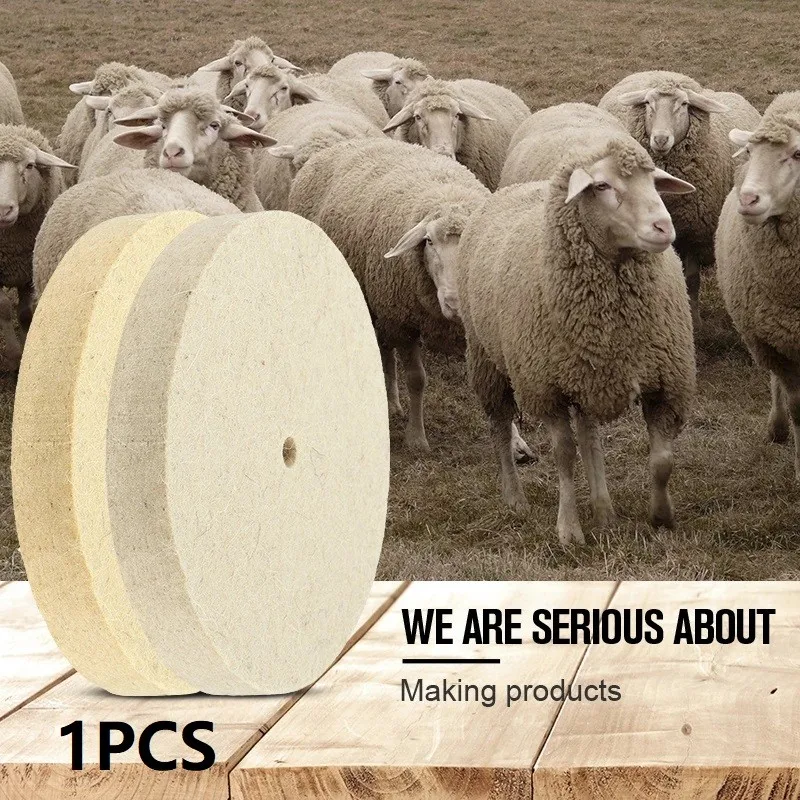 

Effective Polishing Tool for Metal Workpieces WoolFelt Polishing Wheel, 6 inch Diameter, 1 inch Thickness, 10 mm Inner Hole