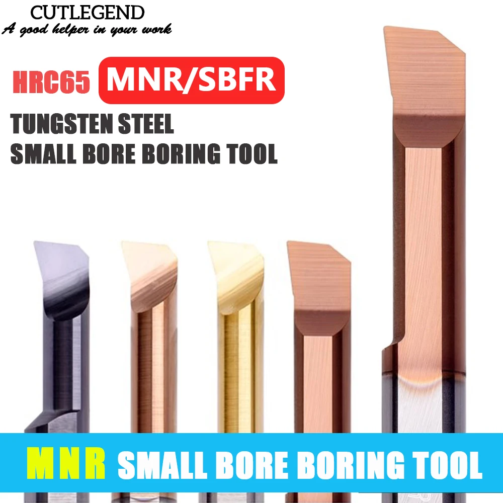 

HRC65 MNR SBFR Small Bore Boring Tool Inner Hole Machining Carbide Turning MNR2/3/4/5/6/8 Boring Cutter For Steel