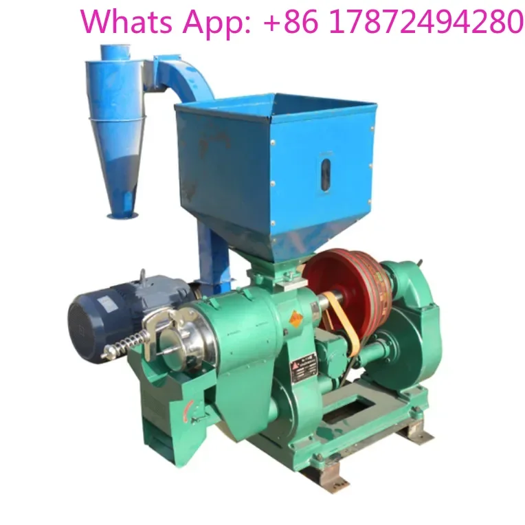 Rice Mill Polishing Paddy Pounder Machine Automatic Multi-function Dry Coffee Bean Huller Coffee Hulling Machine
