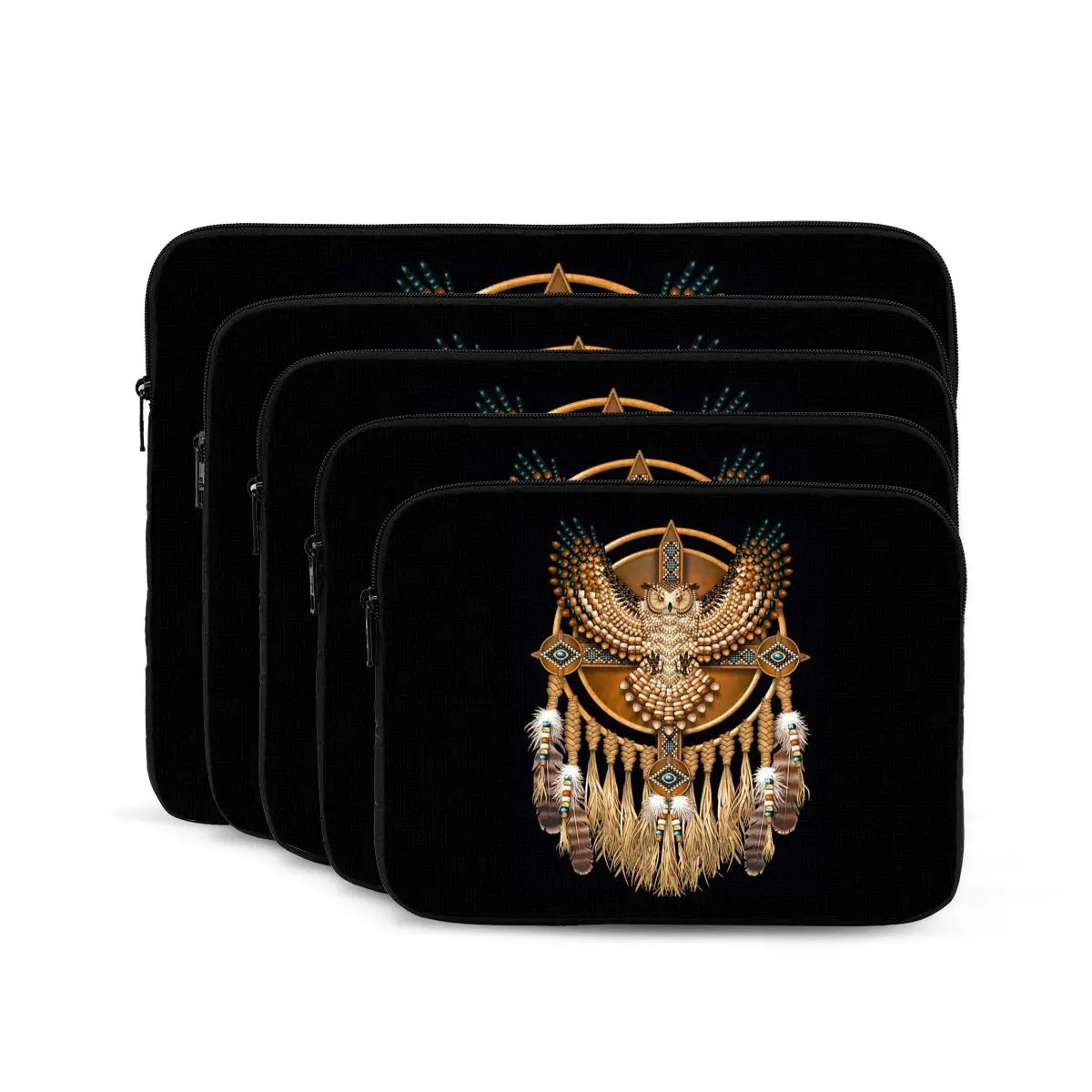 

Родная Мандала Сова Американская сумка для ноутбука Чехол для ноутбука Чехол для ноутбука Сумка для планшета Противоударный чехол Сумка