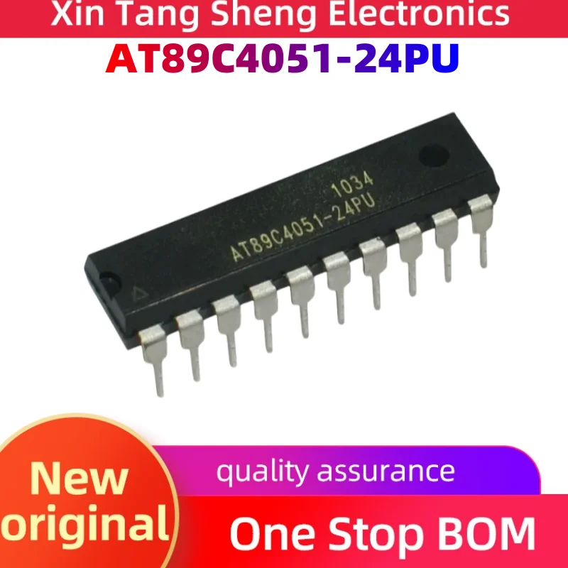 

1pcs -10Pcs New AT89C4051-24PU AT89C4051 8-bit microcontroller DIP20 IC Chip In Stock Wholesale