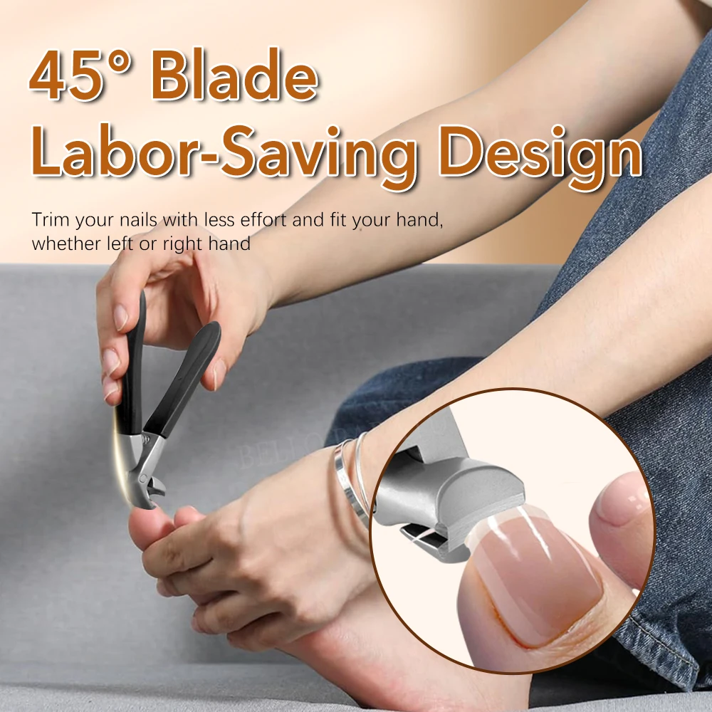 ชุดตัดเล็บ 2 ชิ้น/ชุด สำหรับเล็บขบ เล็บหนา ชุดตัดเล็บเท้า เครื่องมือทำเล็บมือและเล็บเท้า