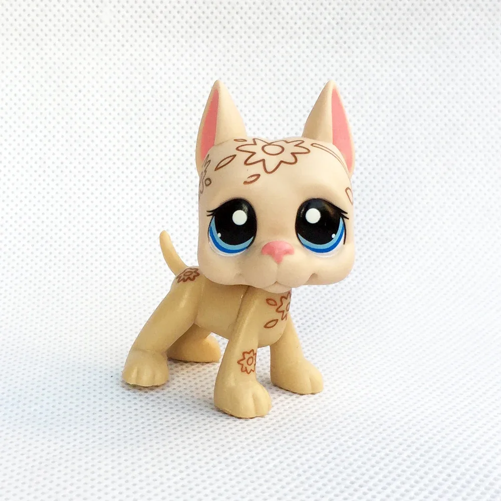 Raro animal de estimação original littlest pet shop Bobble head toy great dane cães # 577 # 750 # 1493 # 184 coleção de presentes brinquedo antigo original lps