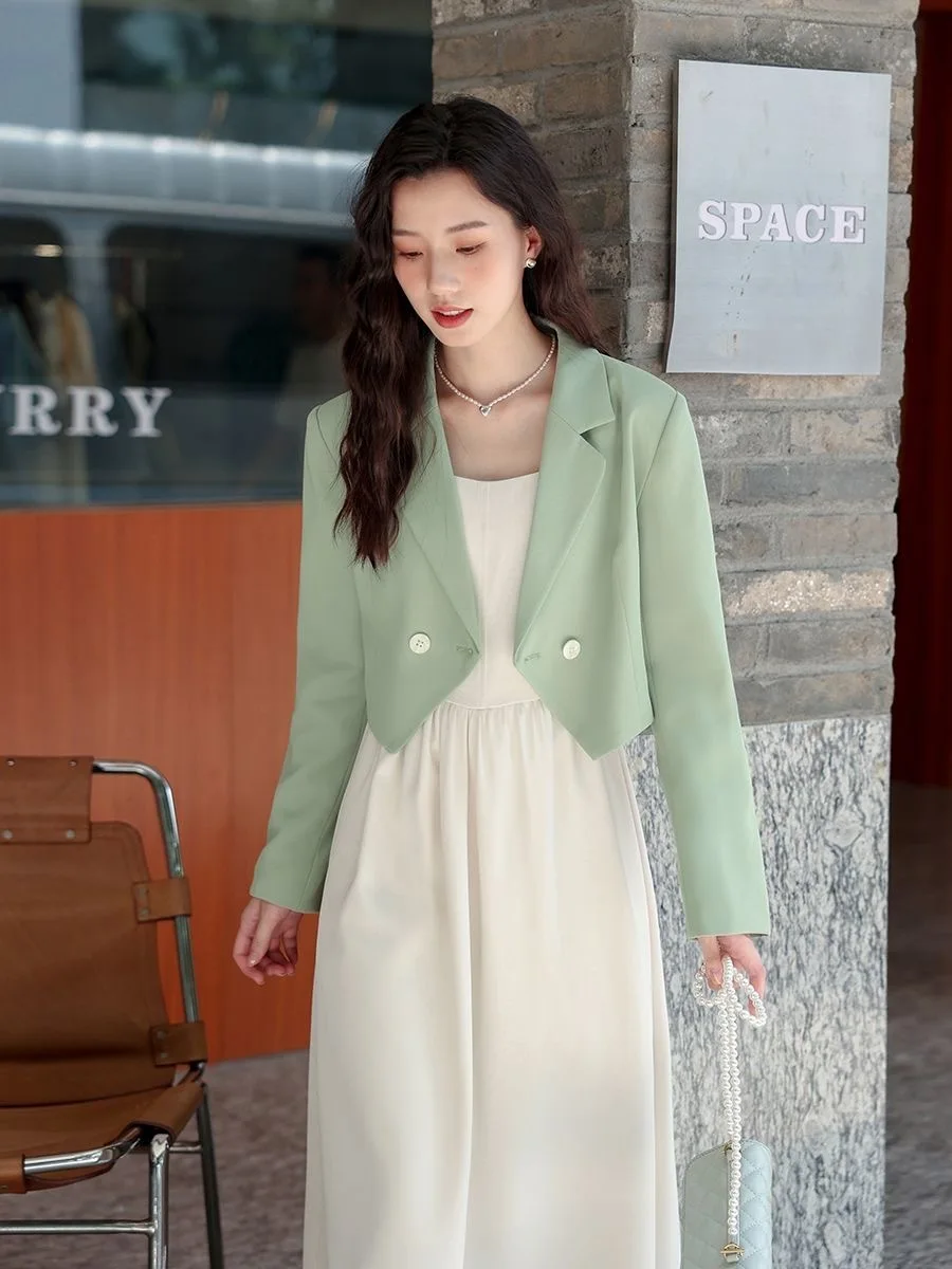 Casual vrouw blazer zakken geruite stiksels kunst Renaissance touw vetersluiting schouderophalen grote vroege klinknagel maatwerk ruches strepen gewatteerd