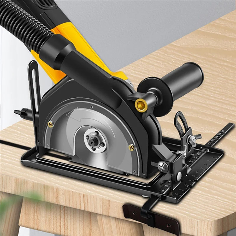 

B50C 45°Adjustable Cutting Depth Positioning Bracket Angle Grinder Retrofit Cutting Machine Slotting Base for 100-125MM