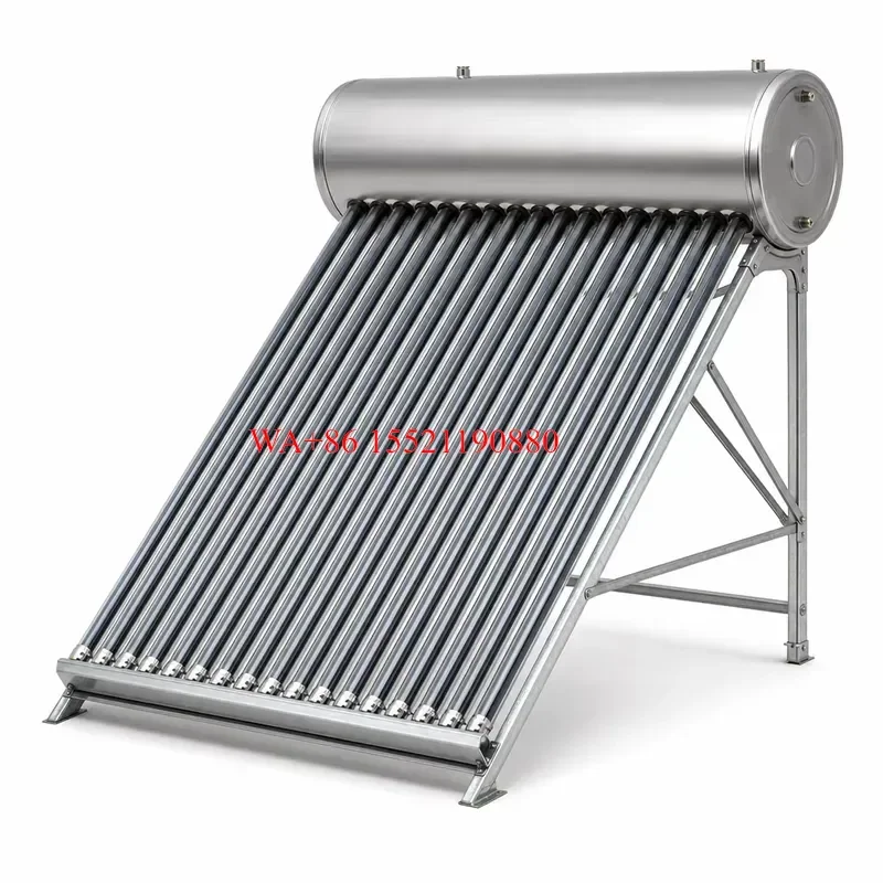 WMWMNU for 200L Compact Pressurized Solar Water Heater Evacuated Tube A+++ Full SUS304 Stainless Steel Tank 50mm Insulation