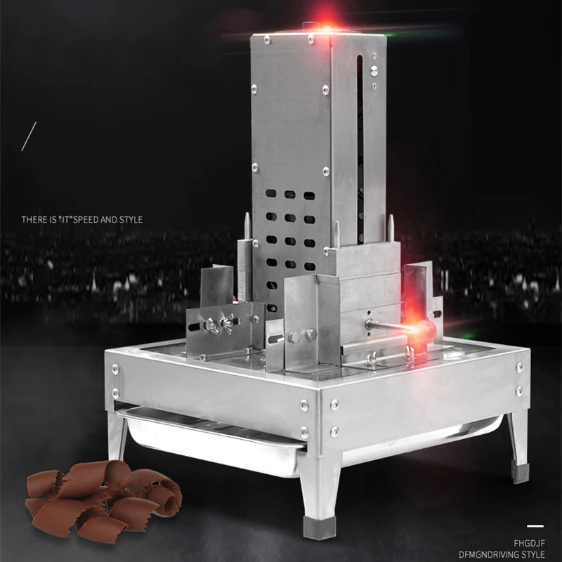 New Fully Automatic Chocolate Shaver, Professional Chocolate Scraper, Stainless Steel Chocolate Shredder, Professional Equipment