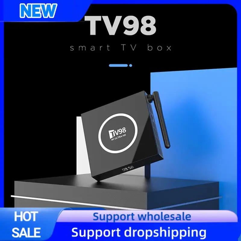 

Optimal TV98H TV Box 2G+16G Allwinner H313 2.4G WIFI Android 12 Smart TV Box 4Kx2k TV98 Media Player Durable EU Plug