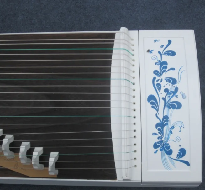 Factory Special Wholesale Guzheng Piano Paint Series Blue And White Porcelain High-grade Guzheng