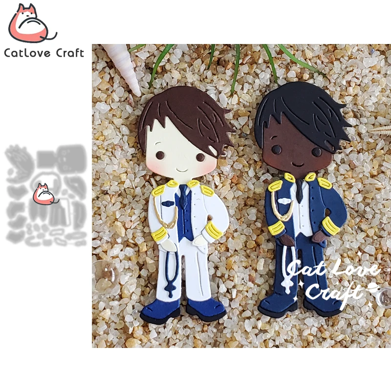 Catlove Navy Communion Boy Metall-Stanzformen, Scrapbooking-Schablone, gestanzte Kartenherstellung, DIY-Handwerk, Prägung, neue Stanzformen für 2022