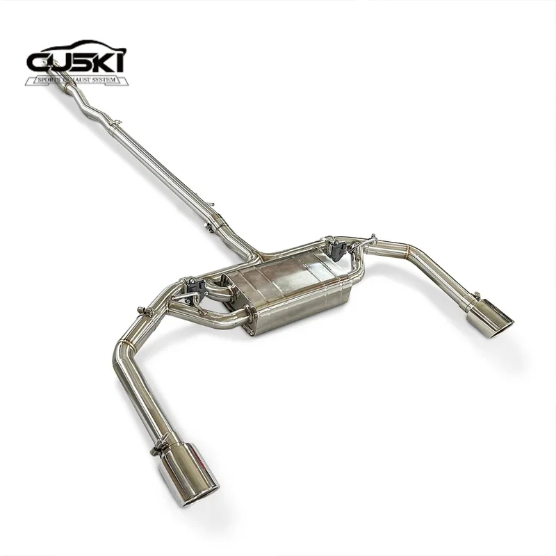 High quality Automotive Exhaust Parts Cat back exhaust pertains to LYNK&CO 03 1.5T 2.0T Direct-Fit Exhaust Muffler Pipe