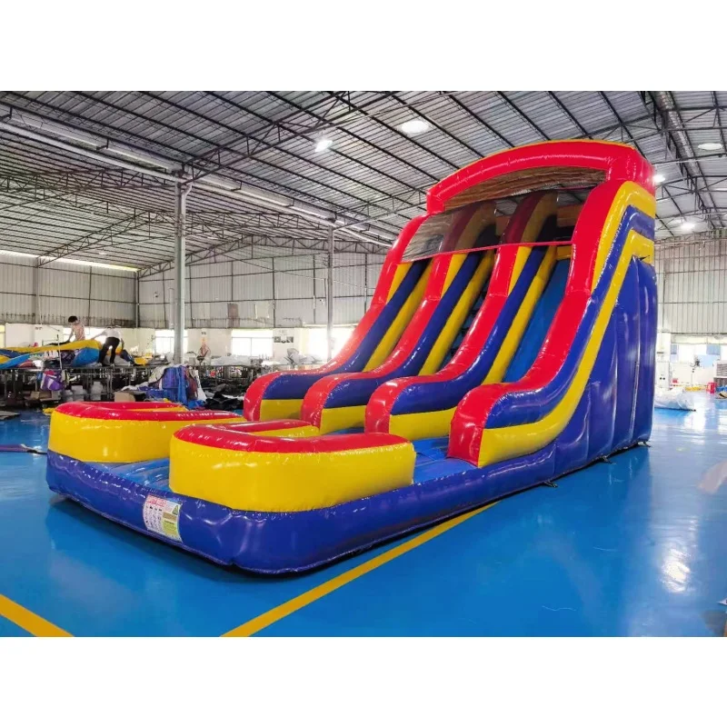 Direct Sales Outdoor PVC Giant Kids Inflatable Bouncy Jumper Castle Water Slide for Parties Rentalpromote sales