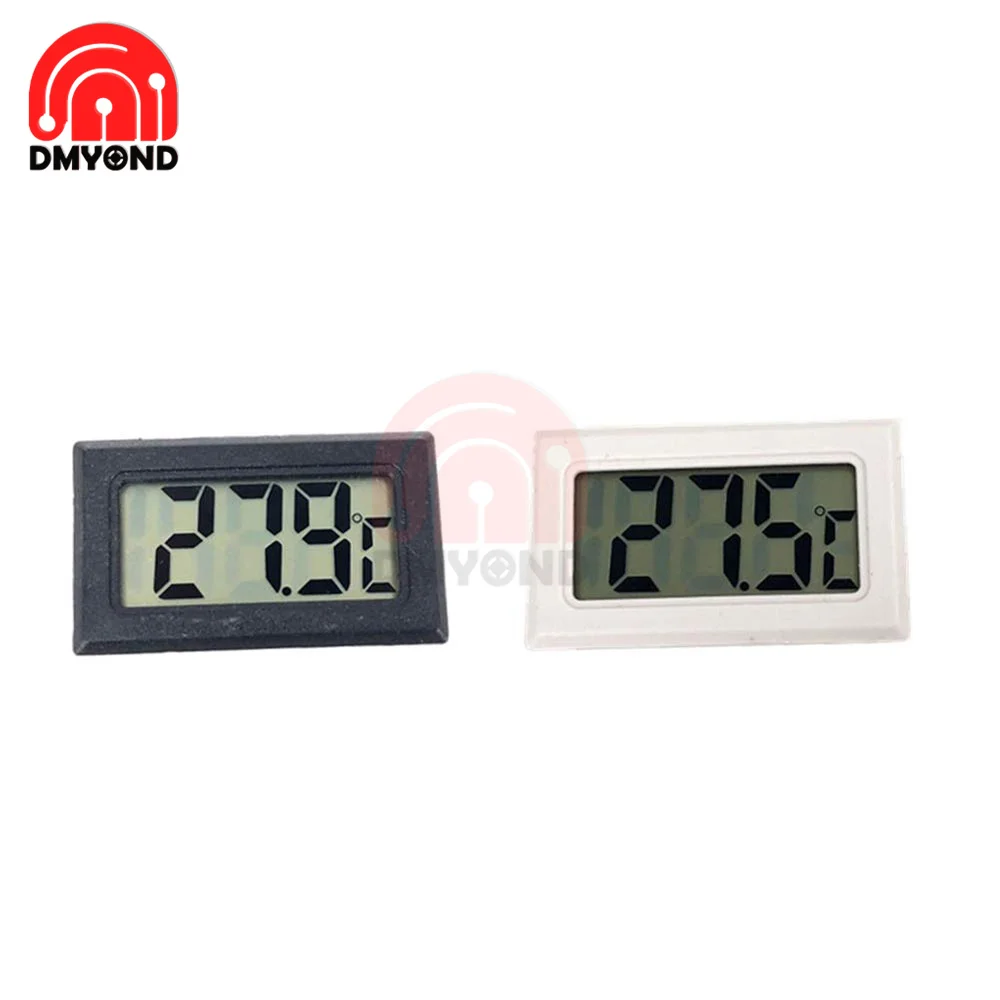 Mini LCD Display Digital Thermometer Indoor Handy Thermometer Meter Instrument Embedded Built-in Probe Digital Thermometer