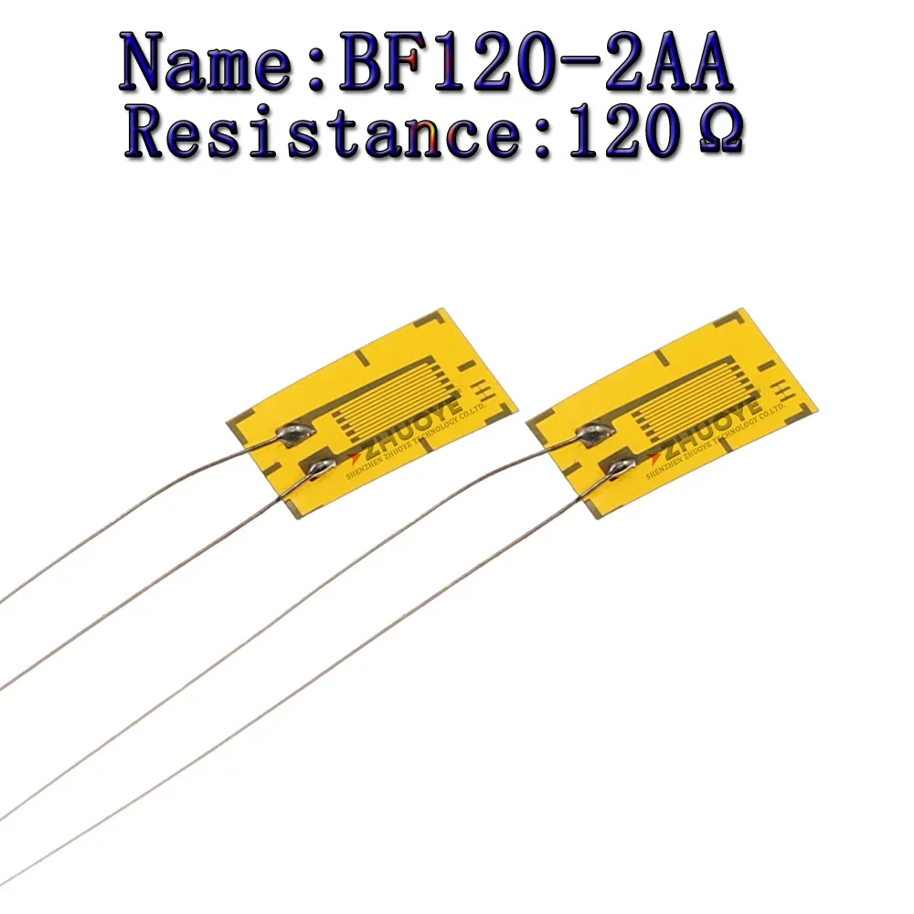 10pcs weighing sensor Strain Gauge BFBX120-2AA resistance high-precision resistance 120Ω Weighing pressure Strain gauges