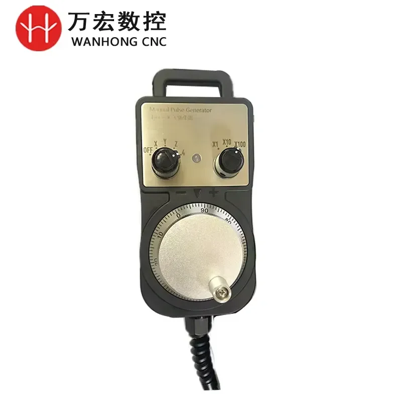Universal 4 Axis CNC 100PPR Handwheel MPG Pendant Manual Pulse Generator for Syntec System CNC Machine Control