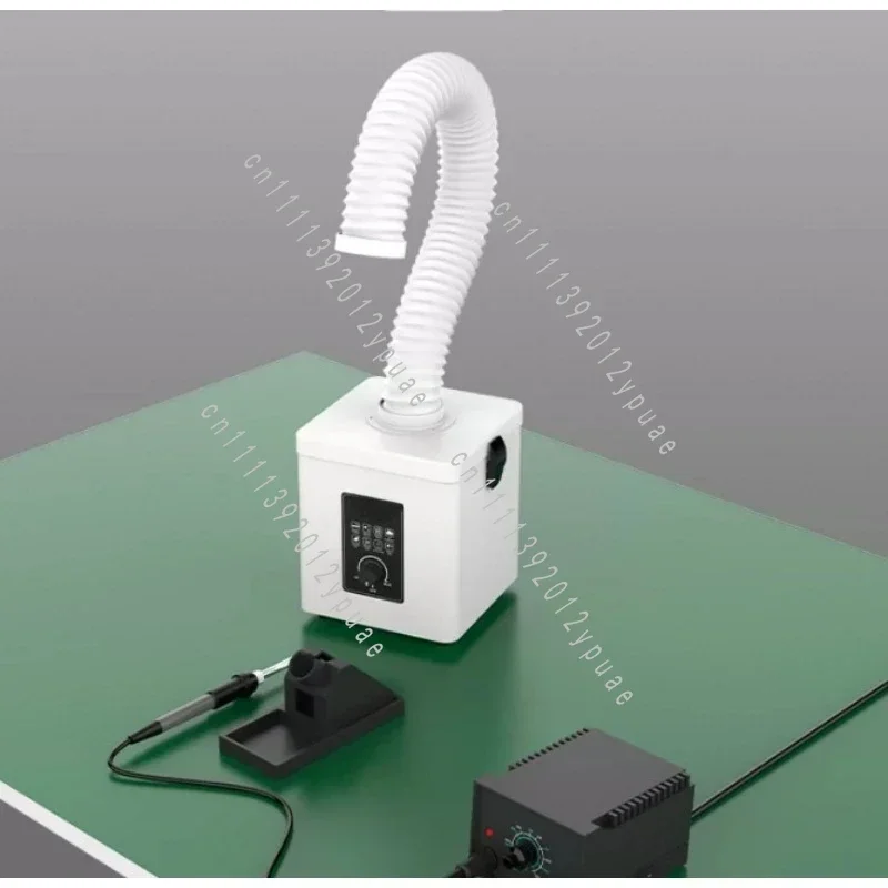 Smoke Purifier Filter, Deodorizing and Dust Removal Small Desktop Exhaust Fan for Indoor Industrial Use