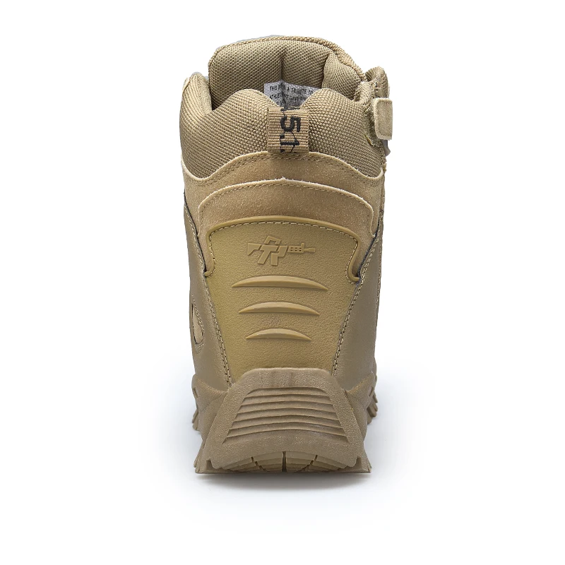 Men's Military Tactical Combat Boots High Top Desert Jungle Boot Autumn Winter Outdoor Hiking Work Safety Shoe Anti-Slip Durable view 5