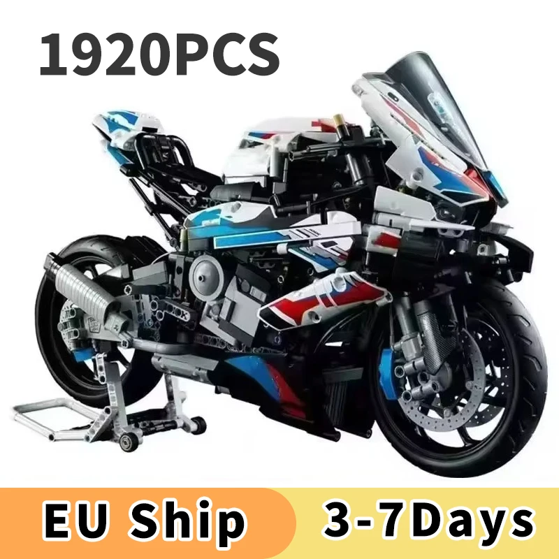 1920 قطعة موتو دي كورس تقنية 1000 RR موتو كتل دي كونسكو بريكس لعبة الذكرى السنوية noël enfants cadeaux 42130