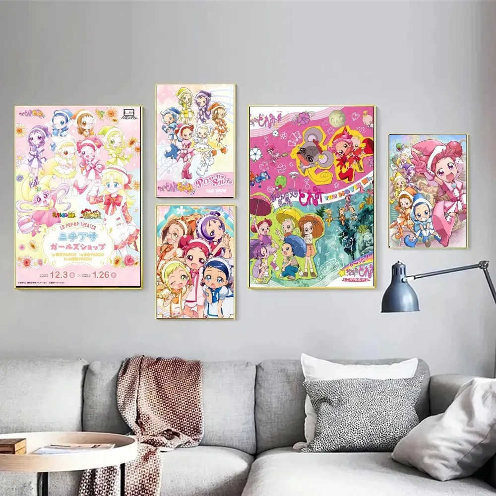 ملصق لاصق سحري أنيمي من DoReMi ، مطبوعات ورق أبيض ، عمل فني شمالي ، ديكور منزلي ، ذاتي الصنع #5