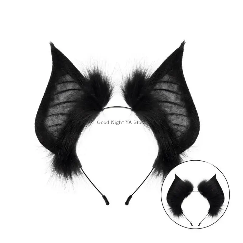 バット帽子コスプレアニメハロウィンパーティーコスチュームカチューシャヘッドドレス