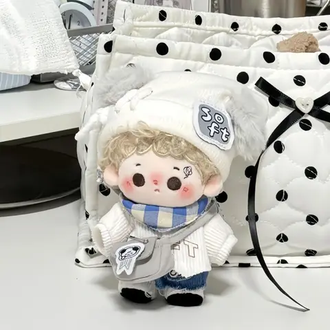 10cm 면 인형 옷 귀엽고 잘 생긴 우유 소금 찬양 시리즈 속성 없음 인형 교체 일일 정장 카와이 드레스