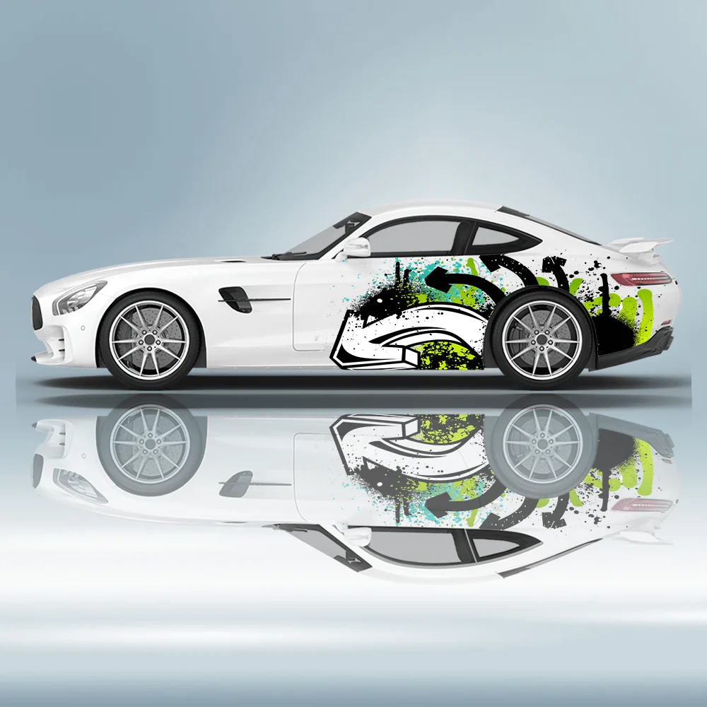 

Красочные виниловые наклейки со стрелкой для автомобиля, самоклеящаяся наклейка из ПВХ, подходит для грузовиков, внедорожников, украшения, автоаксессуары, подарок