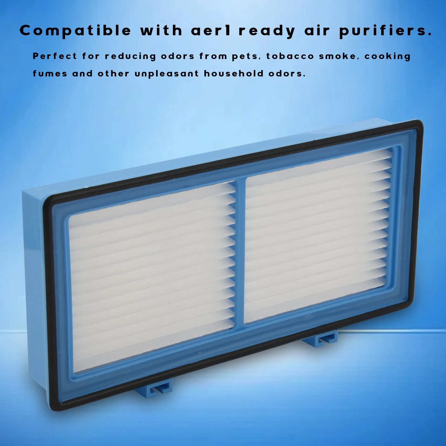 A13M Replacement Filter Compatible for Hepa Type Total Air Filter, HAPF30AT, Air Purifier Filter AER1 Series (2 pack)