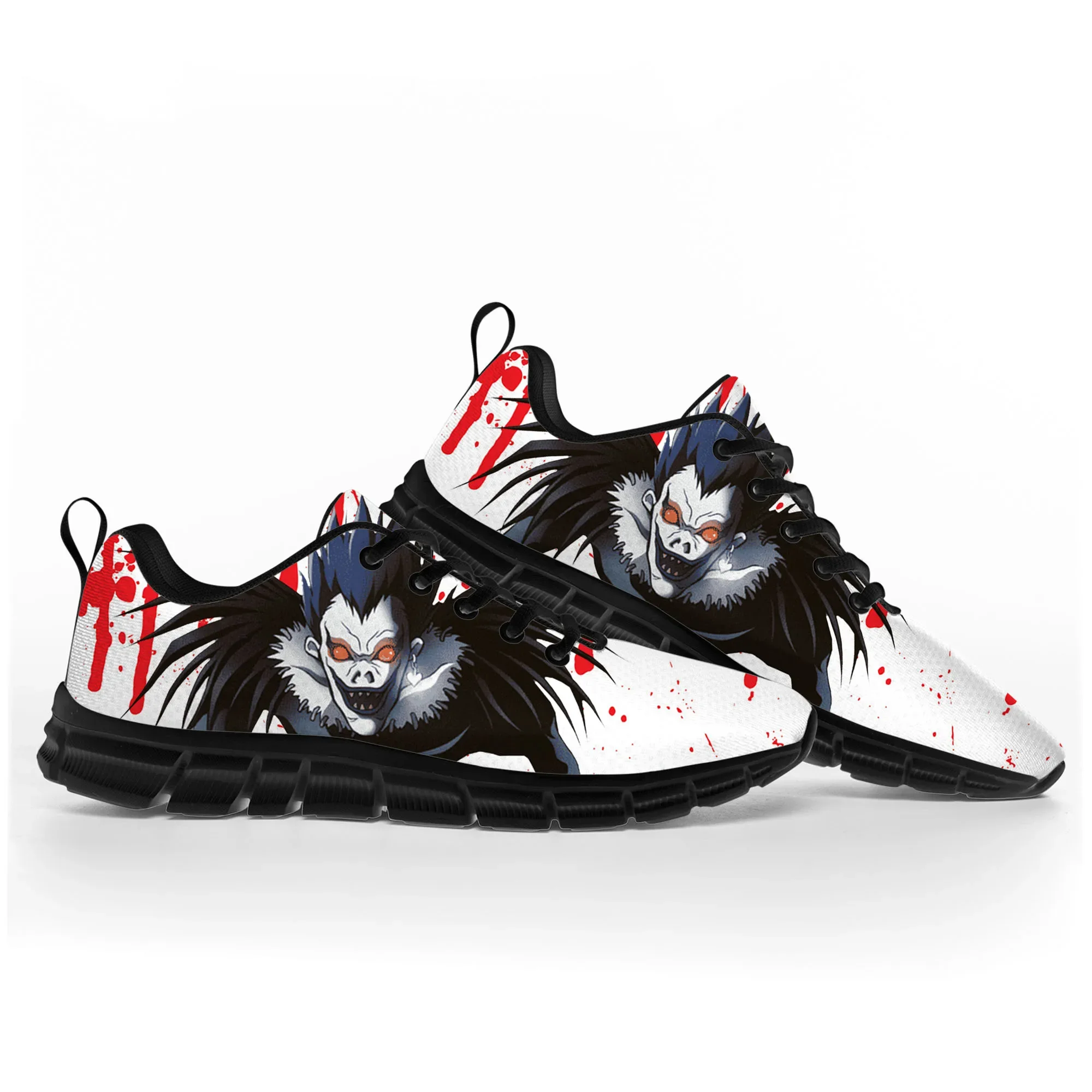 Demon Ryuk Horror Halloween Death Note Sports Shoes Mens Womens Teenager Kids Children Sneakers Custom High Quality Couple Shoe