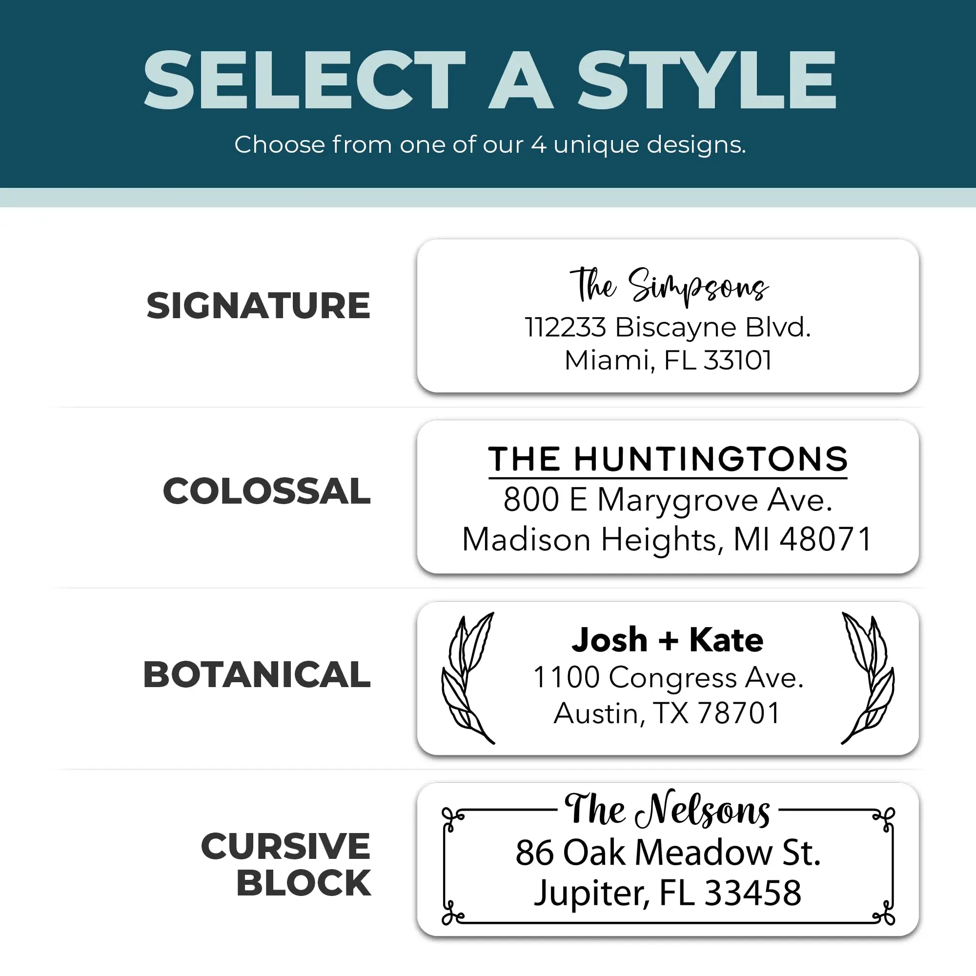 

72pcs Personalized Address Labels Custom Name and Address Stickers for Envelopes Cards Gifts Wedding Invitations