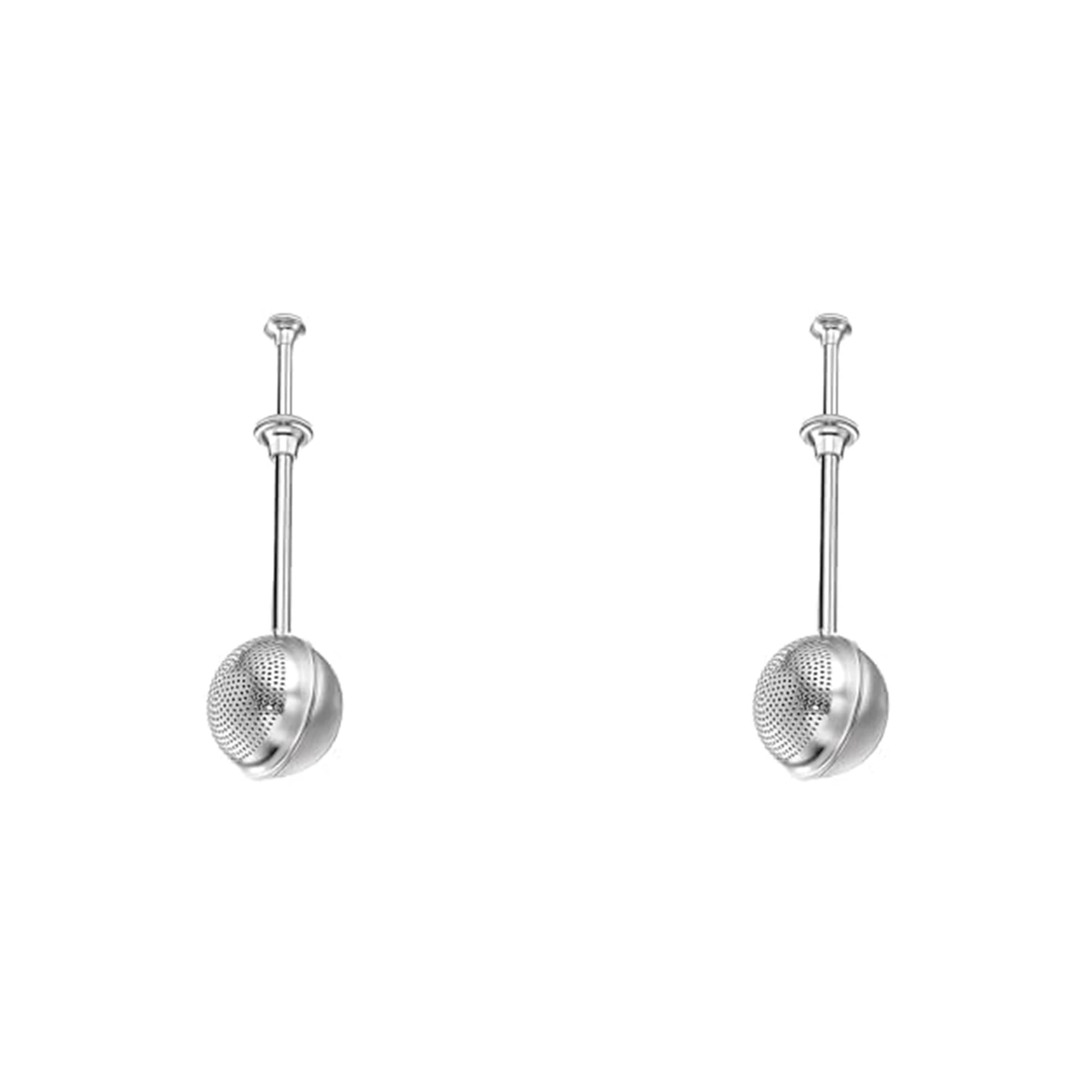 【ORNAMENT】2X Sugar Shaker Duster - Stainless Steel Sugar Shaker Stainless Steel Handle Dusting Wand