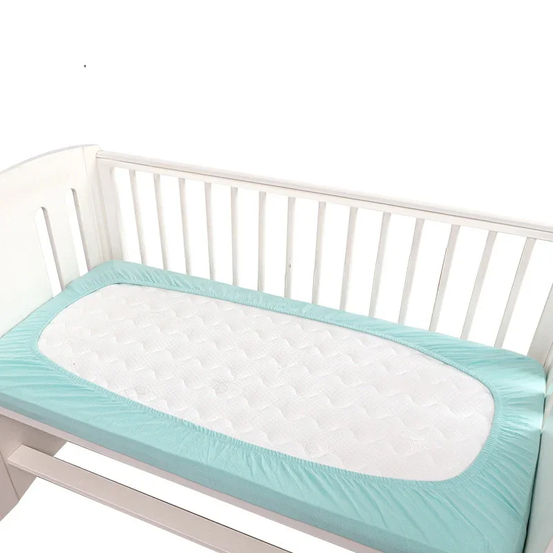 Protège-matelas en coton pour nouveau-né, drap-housse universel pour enfants, housse de matelas non ald, document pur, style Ins, 4 saisons