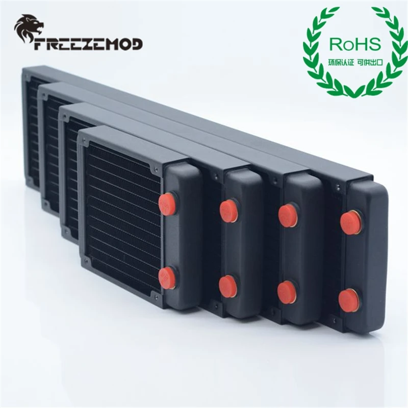 FREEZEMOD Computer PC Water Cooler Radiator 120mm Copper 12cm Fan G1/4 ROHS Certification Heat Sink,TSRP-BP120