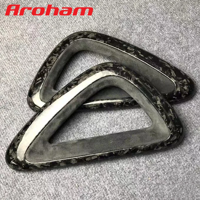 100% Real Carbon Fiber With Alcantara Or Forging 1K8868055A For Volkswagen Scirocco MK3 Door Interior Grab Handle Trim