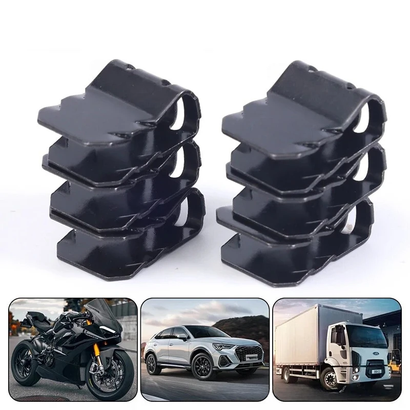 Car Mudguard Fixing Clips Auto Engine Guard U-shaped Buckle Clamp Motorcycle Truck Fender Metal Fixed Buckle Fastener Iron Parts