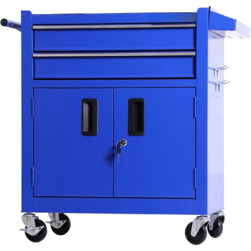 Tool Chest Heavy Duty Cart Steel Rolling Tool Box with Lockable Doors