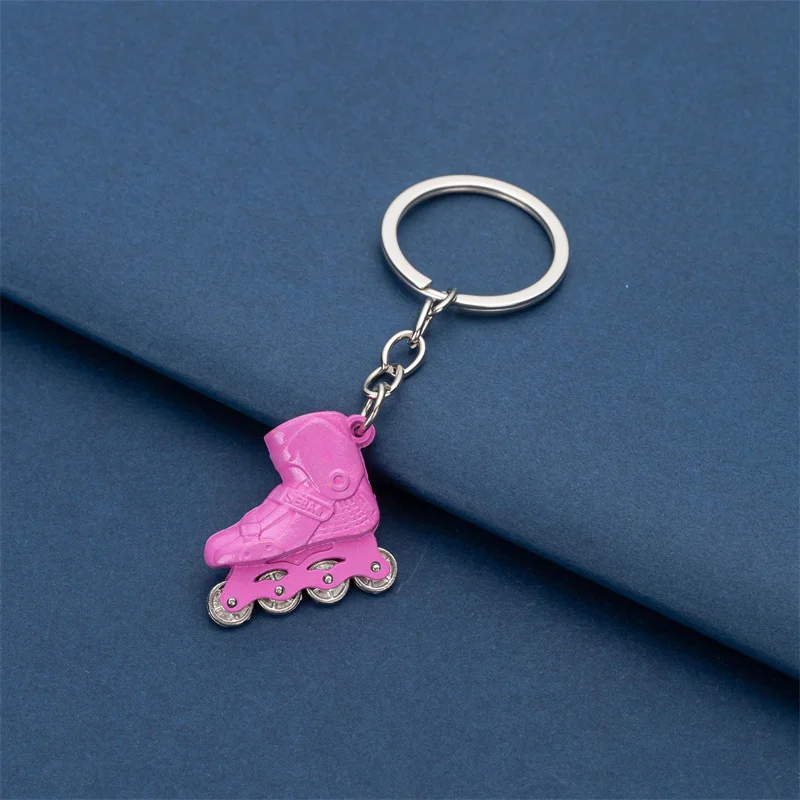 New Fashion Skate Key Chain Men Women Roller Skate KeyChain Skating Car Key Ring Party Gift Jewelry