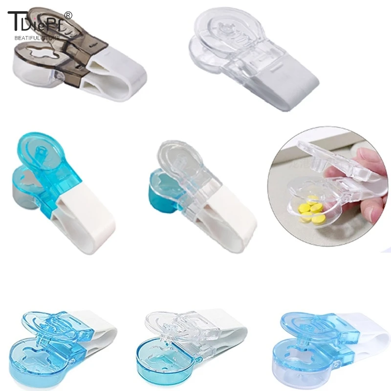 1pcs Portable Pill Taker Anti Pollution Artifact Medication Dispenser Pill Taker Cup Organizer for Vitamins Pill Popper   vape