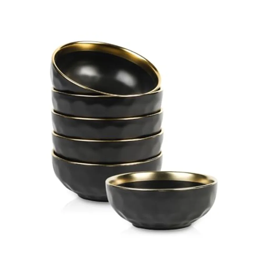 Ceramic Salad Bowls Set for Kitchen Serving - 24 oz Soup Bowls Pasta Bowls Chip Resistant Dishwasher Safe NOT Microwave Safe Fl